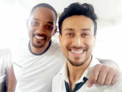 Will Smith's Saturday night banter with Karan Johar, Ranveer Singh + Will Smith visits 'student' Tiger Shroff's set