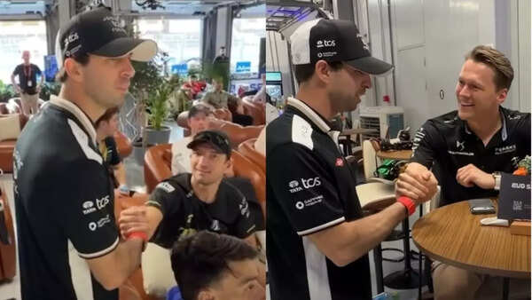 Antonio Felix da Costa’s paddock prank: Jake Dennis licks his hand, Jeff Dodds turns the tables