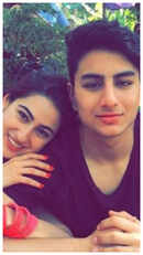 Adorable pics of Sara and Ibrahim Ali Khan