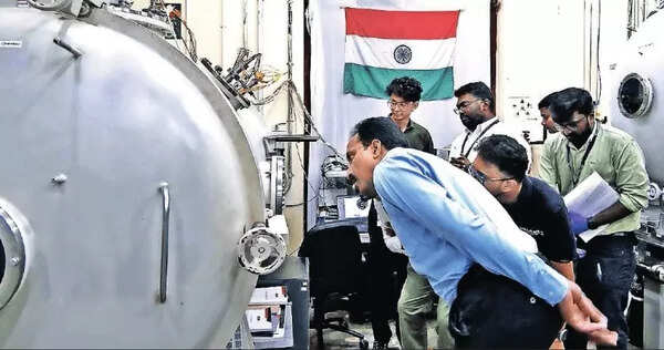 Recreating vacuum of space to test propulsion systems