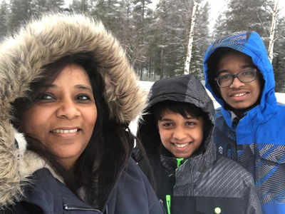 Woman, her two children set record for hoisting Indian flag at the Arctic Circle