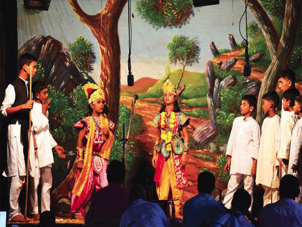 A folk drama that eulogises Bal Krishna