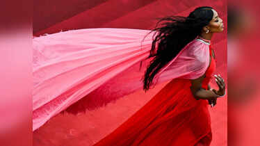 Naomi Campbell's supermodel moment at Cannes Film Festival