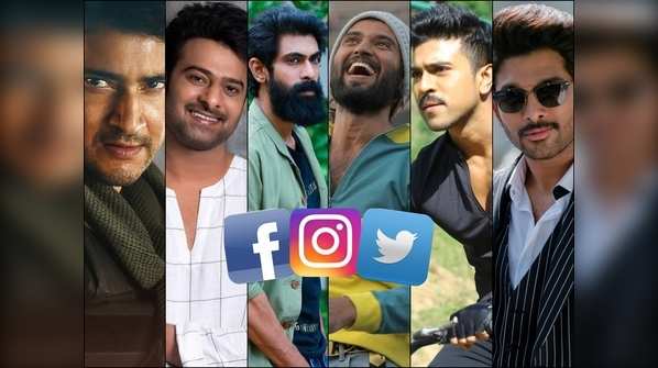 Most Followed Telugu Superstars on Social Media (Instagram + Twitter + Facebook)