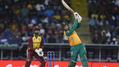 T20 World Cup WI vs SA Highlights: South Africa beat West Indies by three wickets (DLS)