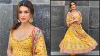 Kriti Sanon looks elegant as ever in this anarkali suit! 