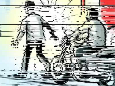 Rider, guard killed as bike rams into gate