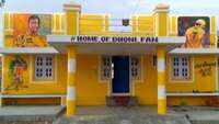 Die-hard Dhoni fan paints his house in CSK’s colour in Tamil Nadu 