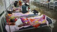 Watch: Water enters Hyderabad hospital following heavy rainfall 