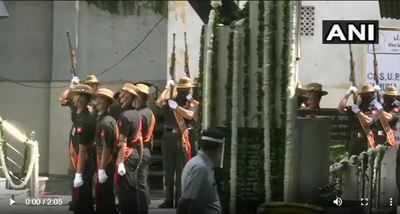 Live updates: Former President Pranab Mukherjee laid to rest with full military honours