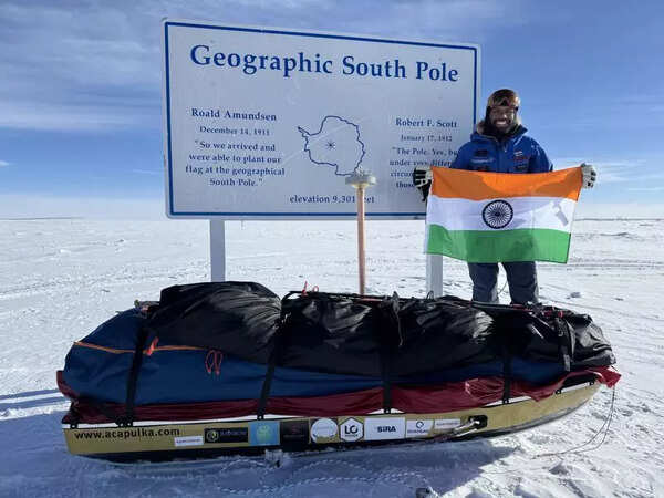 First Indian to ski solo to South Pole battled mental health struggles