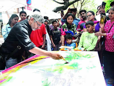 Vijay Karnataka  Street Sambhrama: Malleswaram resounds with festival spirit