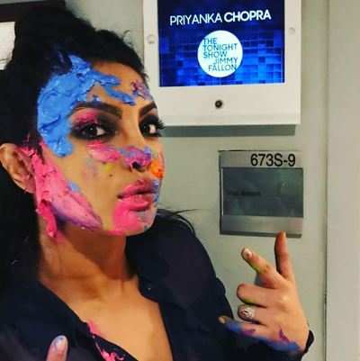 Priyanka Chopra celebrates Holi in New York with milk and tequila