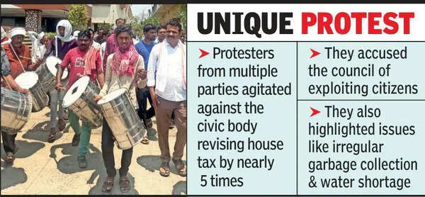Arvi municipal council draws flak for tax hike, poor services