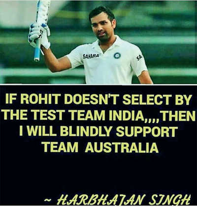 Fake News Buster: Harbhajan Singh will support Aussies if Rohit Sharma isn’t selected?