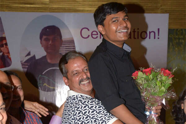 Proud parents, Dr Laxmi and Dr Anil Shrikhande threw asuccess party for their son Aditya at Hotel Centre Point in Nagpur