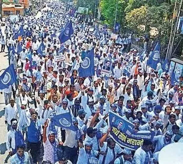 Former MLAs lead protest march against fake caste certificates misuse in elections