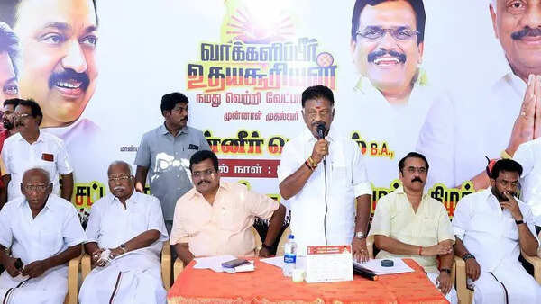 Cash prizes announced for DMK workers if OPS wins