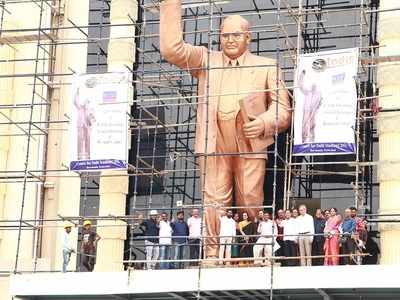 Hyderabad: Tallest BR Ambedkar statue with near-perfect features erected at Dalit Studies Centre