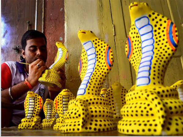 Devotees prepare for traditional Nag Panchami celebrations today