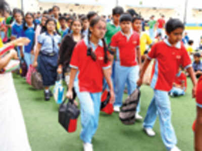 Bags burden freed from li’l angels in this school