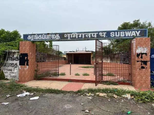 Tambaram: Neglect of subway leaves pedestrians peeved