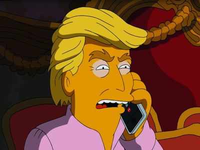 'The Simpsons' mock Donald Trump