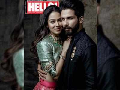 Shahid Kapoor and Mira Rajput look royal in first magazine cover