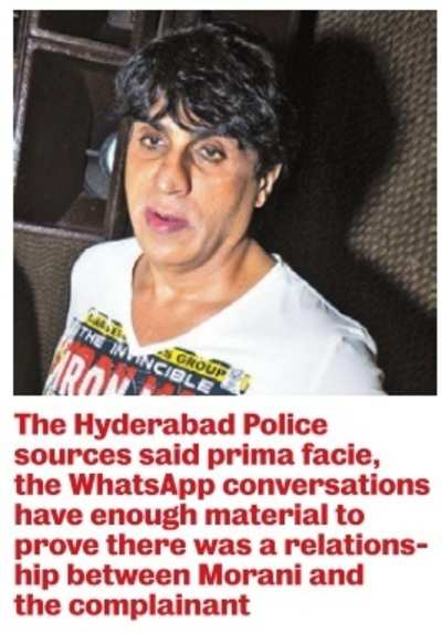 Complainant submits transcripts of chats with Bollywood
producer