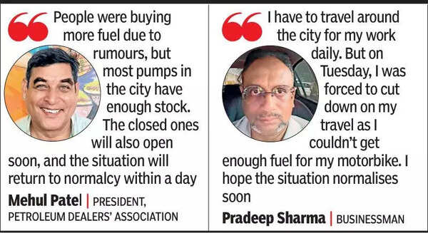 Demand for petrol jumps by two-and-a-half times at IOCL pumps in Gujarat