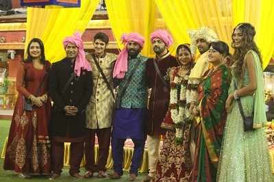 Bigg Boss 10: Ravi Kishan and Nirahua attend Mona Lisa’s wedding