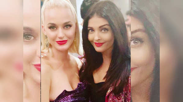 Aishwarya Rai Bachchan and Katy Perry pose for a picture and it is all things beautiful