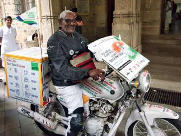 67-year-old organ donor on 100-day awareness ride