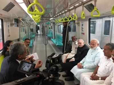 Kerala: PM Narendra Modi takes a ride in Kochi metro, E Sreedharan steals the show