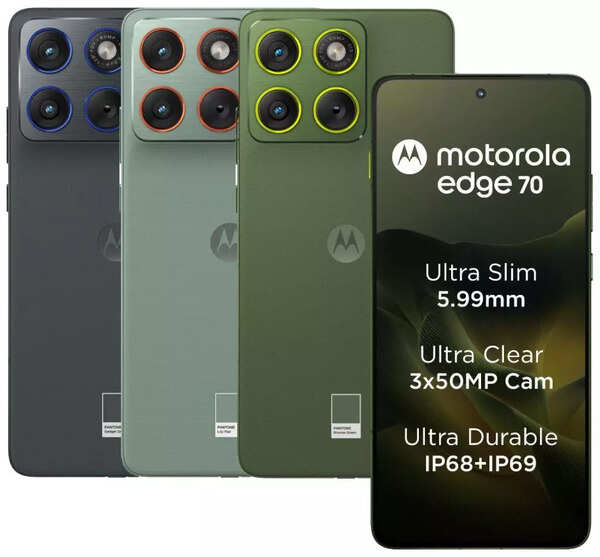 Moto Edge 70 with 50MP triple camera, ultra-thin design launched in India: Price, specs and more