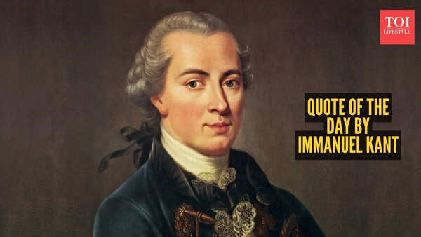 Quote of the day by Immanuel Kant: 'We are not rich by what we possess but by what we can do without'