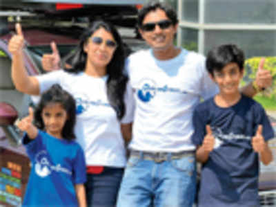 Celebrating LIFE, this Whitefield family of four drives through 11 countries in 111 days