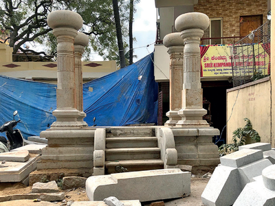 Bengaluru's first known citizen finally gets a pavilion after 1,300 years of standing on the ground