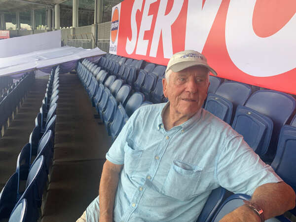 Peter Chismon: This 77-year-old fan is a patron of domestic games