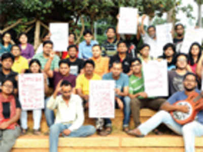 IISC students protest over Kolkata atrocities