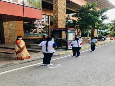 Organic sanitisation chambers in schools to protect students