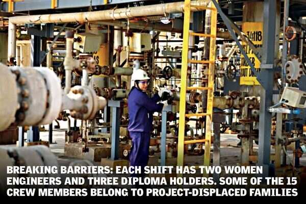 Woman power fuels this petroleum refinery