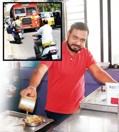 Misal pav vendor’s smart solution to traffic woes gets minister’s attention