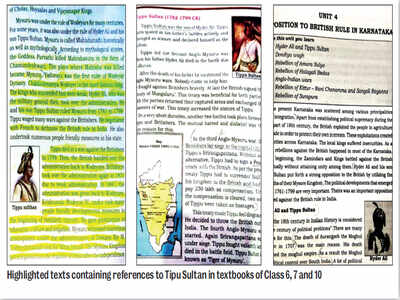 How do textbooks talk Tipu Sultan?