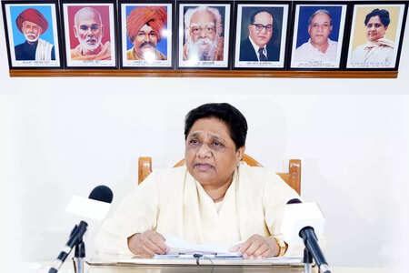 Mayawati accuses Congress, BJP of playing politics over &lsquo;50% commission&rsquo; row