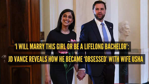 ‘I will marry this girl or be a lifelong bachelor’: JD Vance reveals how he became ‘obsessed’ with wife Usha after first meet