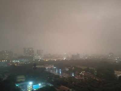 Heavy rains, lightning, and thunderstorm in Mumbai, Thane, and adjoining areas
