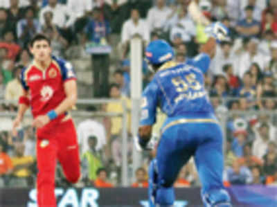Pollard, Starc fined for on-field spat at Wankhede