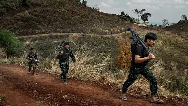 What Myanmar's bankers, dentists are doing in jungles on India border