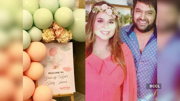 Kapil Sharma hosts a grand baby shower ceremony for wife Ginni Chatrath; Bharti Singh, Krushna and others attend